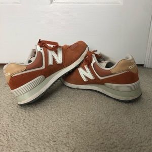 New Balance 574’s in Burnt Orange